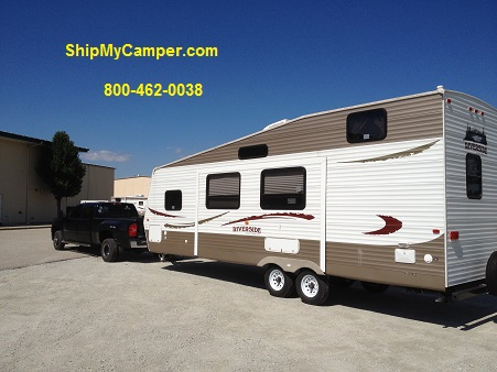 Travel trailer shipping